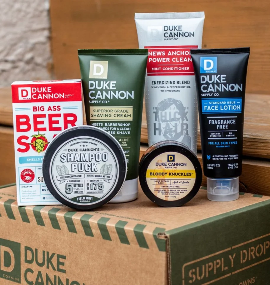 Duke Cannon grooming products