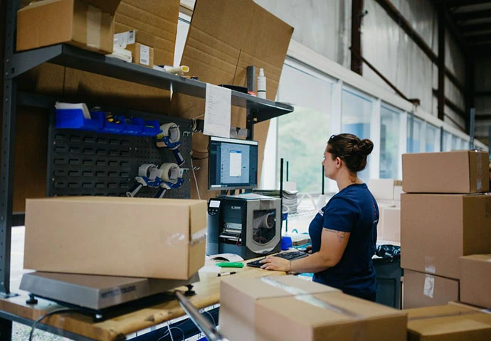 fulfillment provider reviewing orders